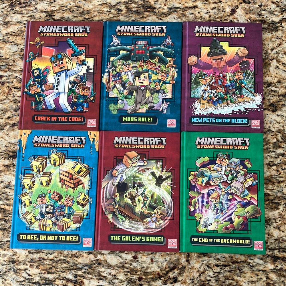Minecraft Stonesword Saga - Complete Book Series - Books 1-6